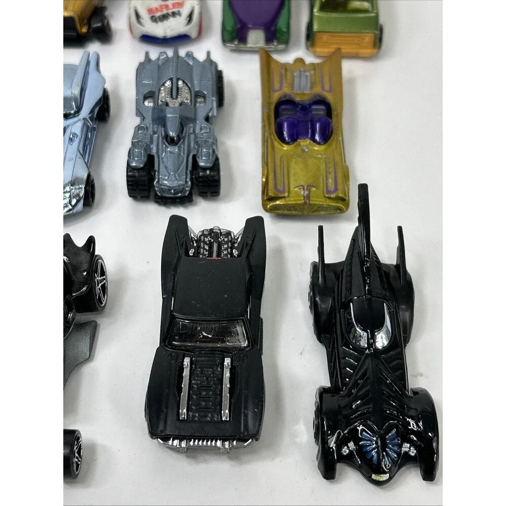 Hot Wheels Batman Batmobile Lot Joker Harley Quinn Joker Mr. Freeze Penguin